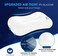 HIKENTURE Camping Pillow with Removable Cover - Ultralight Inflatable Pillow for Neck Lumber Support - Upgrade Backpacking Pillow - Washable Travel Air Pillows for Camping, Hiking, Backpacking (Grey.