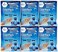 MED PRIDE Emergency Ice Packs 6-Pack, First Aid Instant Cold Pack for Pain Relief, Disposable 5''x 6'' Ice Pack for First Aid Kit, No Freezer Needed.