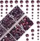 MASSIVE BEADS (Amethyst- 4000Pcs Mixed Size Hot Fix Round Crystals Gems Glass Stones Hotfix Flat Back Rhinestones (Amethyst.