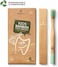 Greenzla Kids Bamboo Toothbrushes (6 PackBPA Free Soft Bristles ToothbrushesEco-Friendly, Natural Bamboo Toothbrush SetBiodegradableCompostable Charcoal Wooden Toothbrushes.
