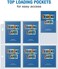 Sooez 120 Pack 9 Pocket Page Protector, Trading Card Sleeves Pages Baseball Pages for 3 Ring Binder, Card Sheets for Standard Size Cards, Pokemon Cards, Coupon, Sport Cards, Game Cards, Business Cards