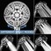 Hopopro 6 Functions Handheld Shower Head Set, 2020 Newest High Pressure Shower Head High Flow Hand Held Showerhead Set with 59 Inch Hose Bracket Teflon Tape Rubber Washers.