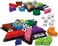 The Happy Puzzle Company Genius Star - Toy of Year Award Winning Family Board Game. 165,888 Possible by Filling in Colored Shapes with Blockers to Complete A Star. Golden Star Twist.
