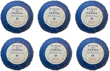 Acqua di Parma Blu Mediterraneo Arancia di Capri Wrapped Soaps 50 grams - Set of 6.