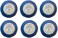 Acqua di Parma Blu Mediterraneo Arancia di Capri Wrapped Soaps 50 grams - Set of 6.