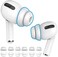 Delidigi 3 Pairs AirPods Ear Tips Silicone Earbuds Earplug Replacement Accessories Compatible with AirPods Pro 2019 S/M/L Size(White.