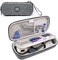 PROHAPI Hard Stethoscope Case, Large Stethoscope Carrying Case with ID Slot, Compatible with 3M Littmann/ADC/Omron/MDF Stethoscope Includes Mesh Pocket for Nurse Accessories (Volcanic Grey.