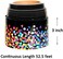 Youngever 16M Bulletin Board Borders Confetti Border for Classroom Decoration, Confetti on Black.