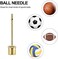 MAYJAM YASI Bicycle Presta Schrader Valve Adaptor, 16PCS Brass Bike Pump Adapters, Ball Pump Needle, Balloon Inflatable Toys Nozzle Inflator Adapter, Air Pump Accessories for Standard Pump or Air Comp