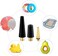 MAYJAM YASI Bicycle Presta Schrader Valve Adaptor, 16PCS Brass Bike Pump Adapters, Ball Pump Needle, Balloon Inflatable Toys Nozzle Inflator Adapter, Air Pump Accessories for Standard Pump or Air Comp