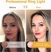 Kimwood Clip on Ring Light, Rechargeable 60 LED Selfie Ring Light for Phone, Laptop, Tablet (3 Models, 5 Level Brightness.