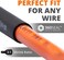 Wirefy 200 PCS Heat Shrink Tubing Kit - Larger Diameter - 3:1 Dual Wall Tube - Adhesive Lined - Marine Shrink Tubing - Black, Red.