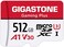 Gigastone 512GB Micro SD Card, Gaming Plus, MicroSDXC Memory Card for Nintendo-Switch Compatible, 100MB/s, 4K Gaming, High Speed, UHS-I A1 U3 V30 Class 10.