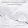 California Design Den Cotton Duvet Cover Set (400 Thread Count, Pure White, King.