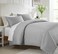 California Design Den Cotton Duvet Cover (Light Grey, King, 400 Thread Count.