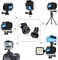 جراب YALLSAME المقاوم للماء لكاميرات GoPro Hero 13 12 11 10 9 باللون الأسود، جراب حماية للغوص تحت الماء بطول 196 قدمًا مع 4 فلاتر غوص ماكرو للغطس والغطس السطحي لكاميرات GoPro 9 10 11 12 13.