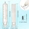 Gufastoe 1 Pack Glass Laboratory Syringes with Caps 100cc/ml for Industry.