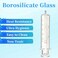 Gufastoe 1 Pack Glass Laboratory Syringes with Caps 100cc/ml for Industry.
