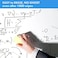 HAMIGAR Whiteboard Stick, White Board Stick on Wall, Dry Erase Board Sticker for Wall, Peel and Stick Whiteboard Paper, Self Stick Removable Wallpaper Homeworking Office Home 17. 5x78. 7 Inch (45x200c