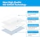 HAMIGAR Whiteboard Stick, White Board Stick on Wall, Dry Erase Board Sticker for Wall, Peel and Stick Whiteboard Paper, Self Stick Removable Wallpaper Homeworking Office Home 17. 5x78. 7 Inch (45x200c