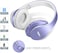 TUINYO Wireless Headphones Over Ear, Bluetooth Headphones with Microphone, Foldable Stereo Wireless Headsetfor Travel Work TV PC Cellphone-Purple.