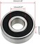 Rannb 6201RS Ball Bearing Double Sealed Deep Groove Bearing Steel 12mm x 32mm x 10mm- Pack of 5.