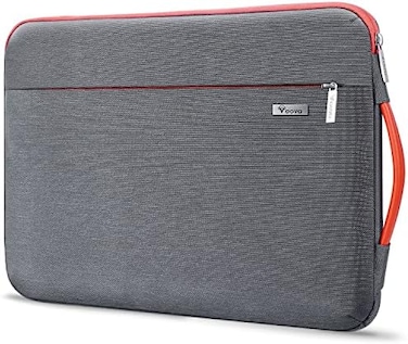 Voova Laptop Sleeve Case 15. 6 16 Inch, 360 Protective Computer Carrying Bag Cover Compatible with MacBook Pro/Max 16 M3 M2 M1 2023-2019, Dell XPS 15,15-16" Hp Acer Asus with Organizers, Grey.
