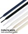 Handshop 100% Cotton Flat Shoelaces 5/16" - 4 Colors in 40"-63" Shoe Laces.