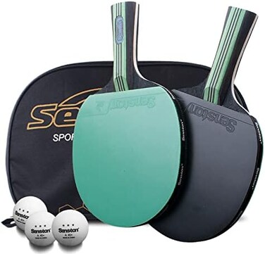 Senston Ping Pong Paddles Table Tennis Paddle for Entertainment or Competition - Ping Pong Paddle Set with Advanced Speed, Control.