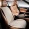 IVICY Linen Car Seat Cover for All Seasons SoftBreathable Front Premium Covers with Non-Slip Protector Universal Fits Most Automotive, Van, SUV, Truck - 1 Unit.
