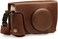 MegaGear Ever Ready Genuine Leather Camera Case compatible with Fujifilm X100V.