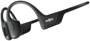 SHOKZ OpenRun Pro, Bone Conduction Headphones, Open-Ear Sports Earphones with Mic, IP55 Waterproof Bluetooth Wireless Headset for Running Workout Driving(Swift Black.