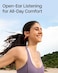 SHOKZ OpenRun Pro, Bone Conduction Headphones, Open-Ear Sports Earphones with Mic, IP55 Waterproof Bluetooth Wireless Headset for Running Workout Yoga(Pulse Pink.