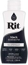 Rit Craft County Rit Dye Liquid &ndash; Wide Selection of Colors &ndash; 8 Oz. (Black.