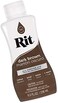 Craft County Rit Dye Liquid &ndash; Wide Selection of Colors &ndash; 8 Oz. (Dark Brown.