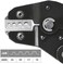 IWISS iCrimp SN-58B 0. 25-1. 5MM&sup2;, AWG24-16 Non-insulated Crimper for Dupont Jumper Wire EPS PCIE SATA PINS MOLEX JST Terminals.