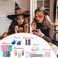 Maydear Face Paint Kit for Kids with 20 Colors Safe and Non-Toxic Pearl Paints, 41 Stencils, 3 Brushes Professional Face Painting Kit.