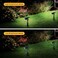 Linkind 12 LEDs Landscape Solar Spotlights, 2-in-1 Solar Powered Outdoor Garden Lights, 350LM, 6500K Daylight White, Dusk-to-Dawn IP67 Waterproof for Garden Yard Patio Driveway Porch, 2-Pack.