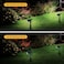 Linkind 12 LEDs Landscape Solar Spotlights, 350LM, 6500K Daylight White, 2-in-1 Outdoor Solar Powered Garden Lights, Dusk-to-Dawn IP67 Waterproof for Garden Yard Patio Driveway Porch, 6-Pack.