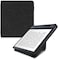 جراب kwmobile Origami متوافق مع جهاز Kobo Libra H2O - غطاء قماشي رفيع - رمادي داكن 52460. 19.
