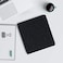 جراب kwmobile Origami متوافق مع جهاز Kobo Libra H2O - غطاء قماشي رفيع - رمادي داكن 52460. 19.
