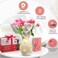 OakiWay Anniversary, Wedding Gifts for Couple/Her - Infinity Love Candle Holder Statue W/Flickering LED - Valentines Gifts for Wife, Christmas, Bridal Shower, Engagement, Parents, Wedding Registry.