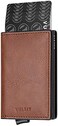 VULKIT Card Holder Pop Up Slim Wallet Leather RFID Blocking Card Case Up to 8 Credit Cards.