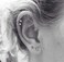 MODRSA Tragus Piercing Jewelry Helix Piercing Jewelry Flat Back Earrings for Women Forward Helix Earrings Cartilage Earring Tragus Jewelry Medusa Piercing Jewelry Lip Rings 16g.