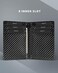 VULKIT Men's Slim Leather RFID Blocking Credit Card Holder Wallets Minimalist 10 Slots for Bank Cards or Banknotes.
