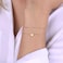 Turandoss Dainty Heart Initial Bracelets for Women, 14K Gold Filled Handmade Personalized Letter Layered Heart Initial Bracelets for Women Girls Jewelry Gifts.