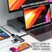 HyperDrive USB C Hub, Mac Type-C Dual Hub Adapter for MacBook Pro Air 13" 15" 16" iPad Pro, USB-C Devices, 7in2: USBC PD 100W 40Gbps, 4K HDMI, microSD/SD Card Reader, 2xUSB 3. 1 Sanho Space Grey.