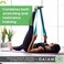 Gaiam Restore Resistance Band Stretching Strap - Stretch LegsArms with Medium Resistance Loops, Multiple Holds for Increased Range of Motion, Flexibility or Strength Training.