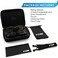 VCAN Polarized Motorcycle Riding Glasses Black Frame with 4 Lens Kit for Outdoor Activity Sport.