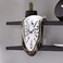 Lafocuse Forever Salvador Dali Melting Clock, Molle Dali Creative Decorative Watch Surrealism, Silent Quartz Clock with Arabic Numerals, Desk Clocks, Shelf Table, Brown.